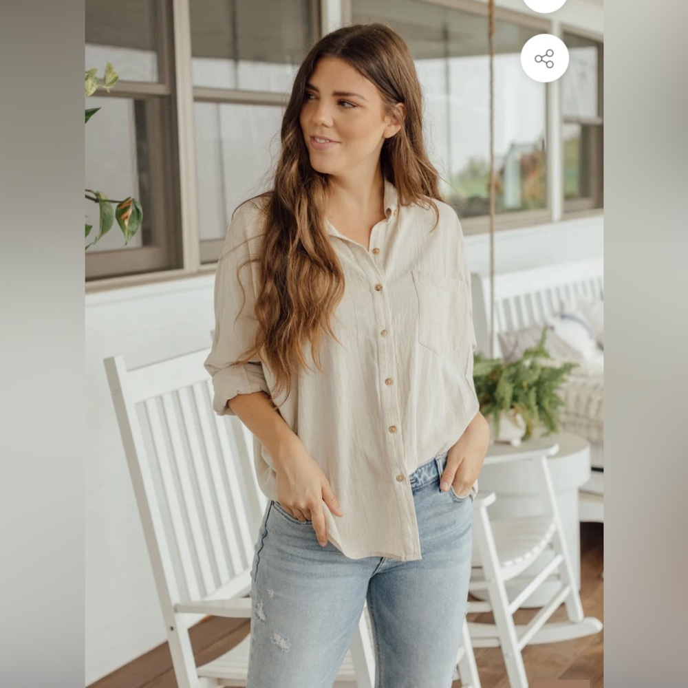 Neuflora Kensington button down new without tags small